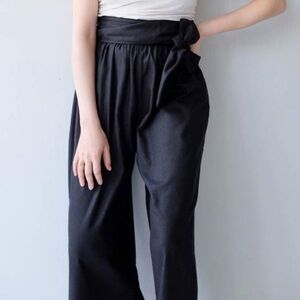 WRAY Orsa Raw Silk Pant black waist size 26
